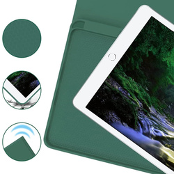 Etui z klawiaturą touch do Lenovo Tab 10.1 2025, zielone - ochronne z podstawką