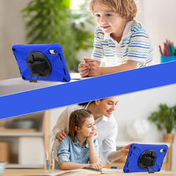 Etui Shockproof z uchwytem do Lenovo Tab M11 10.95, niebieskie - ochronne z podstawką