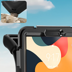 Etui pancerne z uchwytem do Lenovo Tab One 8.7 2025 TB305FU TB305XU z podstawką i paskiem, czarne
