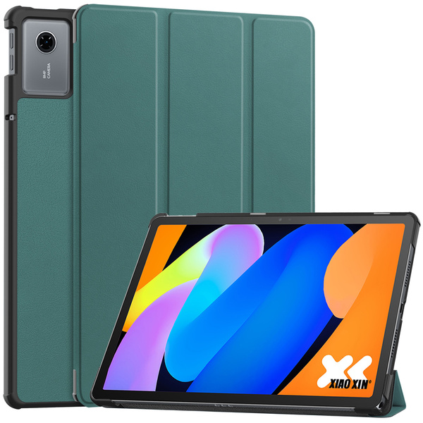 Etui Smart do Lenovo Idea Tab 11 2025 z klapką, zielone - ochronne z podstawką