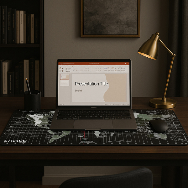 Duża podkładka pod myszkę laptop Gamingowa mata na biurko 90x40 XXL, czarny