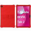 Etui Armor do T-Mobile T Tablet 2 10.1 5G 2025 pancerne, czerwone - ochronne z podstawką