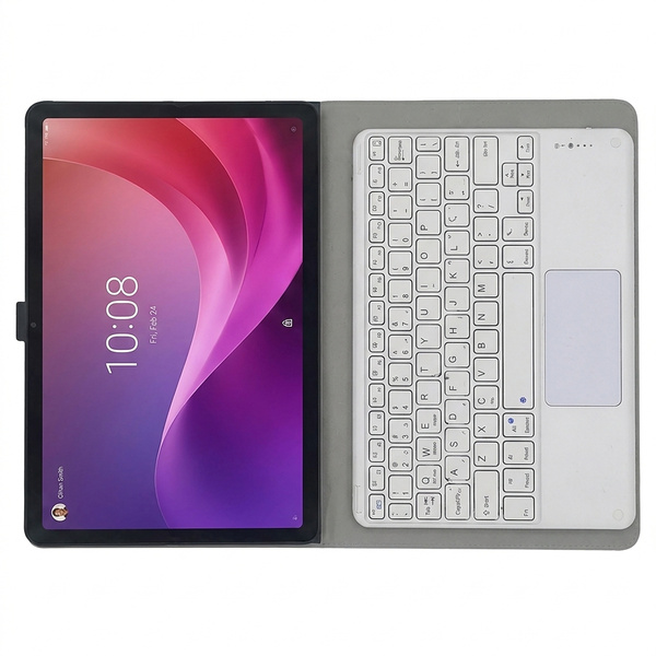 Etui z klawiaturą do Lenovo Tab M11 TB330FU pokrowiec ochronne szare