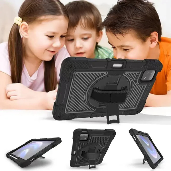 Etui Armor do Xiaomi Pad 7 Pad 7 Pro 11.2 pancerne / 7 Pro, czarne - ochronne z podstawką