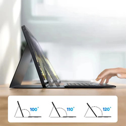 Etui z klawiaturą do Xiaomi Pad 7 / Pad 7 Pro 11.2 na rysik / Xiaomi Pad 7 Pro, czarne - ochronne z podstawką