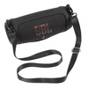 Etui Zestaw + z paskiem do Jbl Charge 5 podróżne karabińczyk / Charge 5, czarne - ochronne z podstawką
