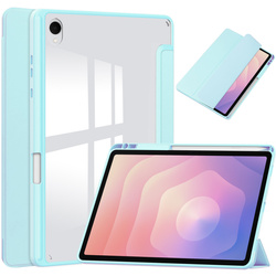 Etui Clear Pencil do Samsung Galaxy Tab S11 11 SM SMX736 z klapką, niebieskie - ochronne