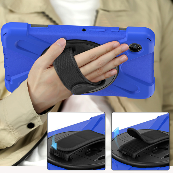 Etui pancerne Shockproof do Samsung Galaxy Tab A9 8 / 8.7 2023, niebieskie - ochronne