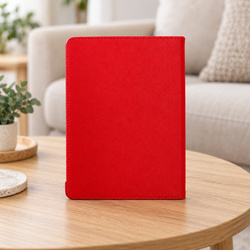 Etui obrotowe do Huawei MediaPad T5 10 10.1 z klapką i podstawką - czerwone