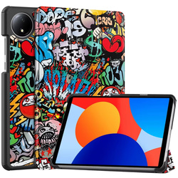 Etui Graficzne z klapką do Xiaomi Redmi Pad SE 8.7 2024 / Redmi Pad - ochronne z podstawką
