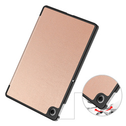 Etui Smart do Lenovo Tab 10.1 2025 z klapką / Lenovo Tab, różowe - ochronne z podstawką