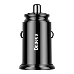 Baseus Circular inteligentna ładowarka samochodowa 2x USB QC3.0 Quick Charge 3.0 Scp Afc 30W