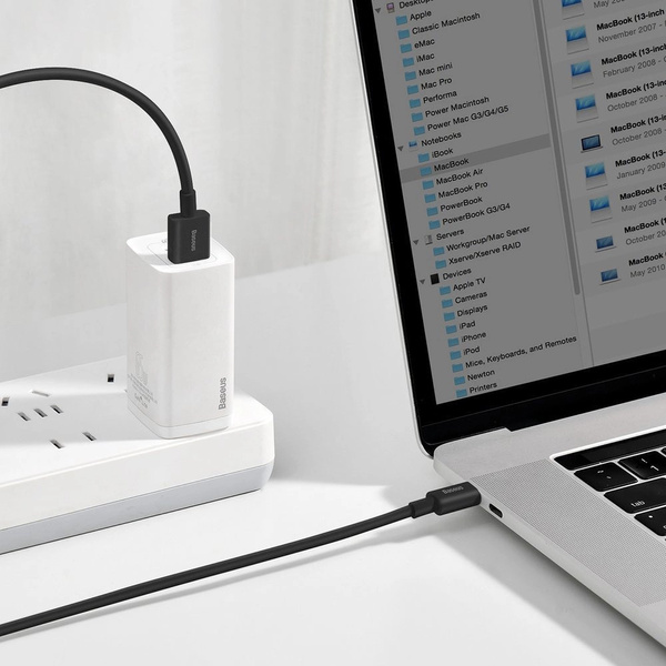 Baseus Superior kabel USB Typ C 66 W Huawei SuperCharge Scp 1 m
