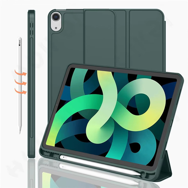 Etui Smart do iPad 10.9 2022 Gen. 10 / iPad 11 2025 A16 Gen. 11 z klapką, zielone - ochronne z podstawką