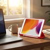 Etui Smart case do Apple iPad Mini 4 5 2015 / 2019 z klapką wake up sleep / Apple iPad Mini 4 / Apple iPad Mini 5, czerwone - ochronne