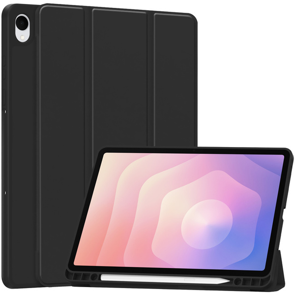 Etui Smart Pencil do Samsung Galaxy Tab S11 11 SM SMX736 z klapką, czarne - ochronne
