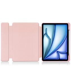 Etui z klawiaturą 360 do iPad Air 13 M4/ M3/ M2 2026/ 25/ 24 ochronne różowe