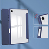 Etui Clear Pencil do Samsung Galaxy Tab S11 11 SM SMX736 z klapką, granatowe - ochronne