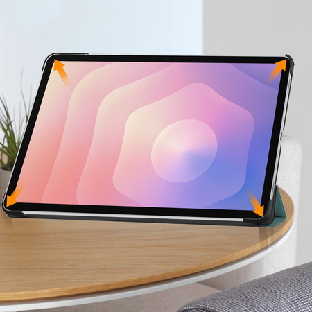 Etui SMART do Samsung Galaxy Tab S11 11" SM-X730 SMX736 z klapką Budzenie, zielone