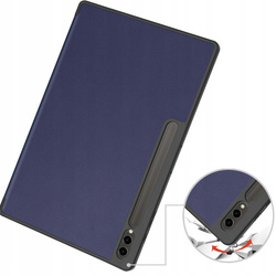 Etui Smart do Galaxy Tab S9 Ultra / S10 Ultra 14.6 X910 X916 X926, granatowe - ochronne z podstawką