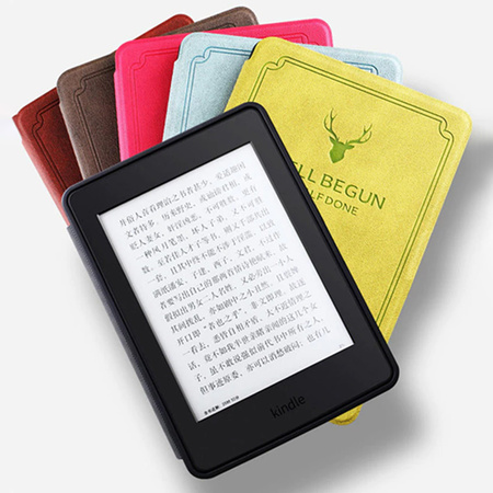 Etui Smart Motto do Kindle Paperwhite 6/ Colorsoft/ Signature Edition- coffee