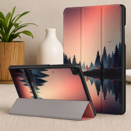 Etui Graficzne pokrowiec futerał z klapką do Galaxy Tab S6 Lite 10,4"