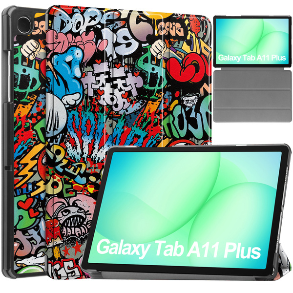 Etui do Samsung Galaxy Tab A11+ Plus 10.9 2025 / A9 Plus - ochronne z podstawką, dostęp do portów i przycisków