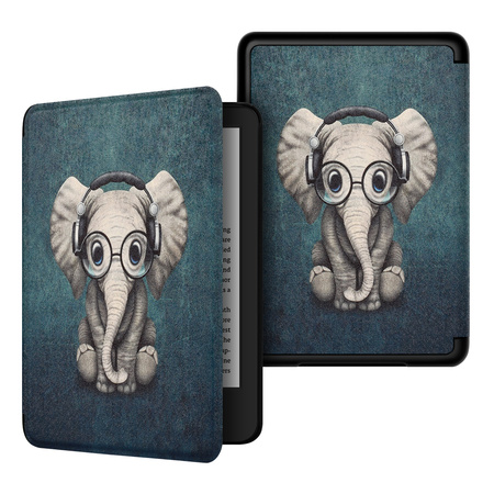 Etui graficzne Kindle Paperwhite 6/ Colorsoft/ Signature Edition- Elephant