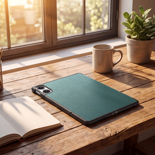 Etui z uchwytem na rysik do Redmi Pad 2 11 2025, ochronne, ciemnozielone