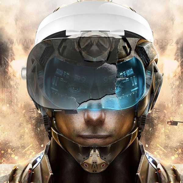 Okulary gogle VR 3D 360° Fiit 3F ze słuchawkami do telefonu Android iOS