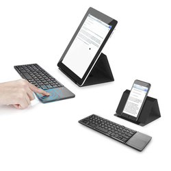 Bezprzewodowa Klawiatura Bluetooth Touchpad Uniwersalna Składana 50H