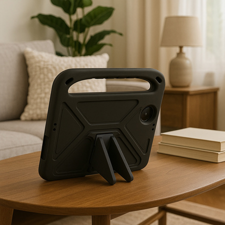 Etui pancerne FunColor futerał z podstawką do Xiaomi Redmi Pad SE 8.7 2024, czarne