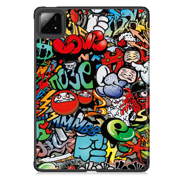 Etui Graficzne do Xiaomi Pad 7 / Pad 7 Pro 11.2 z klapką / Xiaomi Pad 7 Pro - ochronne z podstawką