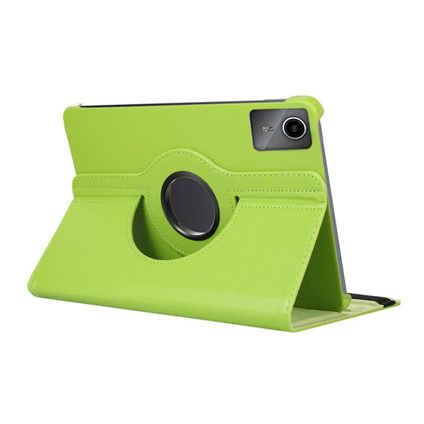 Etui Obrotowe 360 do Lenovo Tab M11 10.95, zielone - ochronne z podstawką, dostęp do portów i przycisków