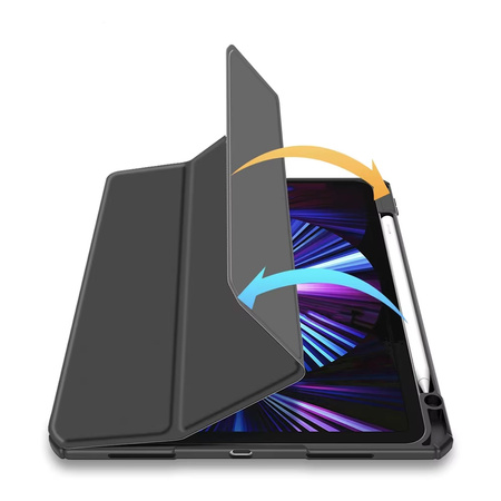Etui Crystal Pencil do iPad Air 13 Gen 6 2024 A2903 A2904 / Gen. 6 2024, niebieskie - ochronne