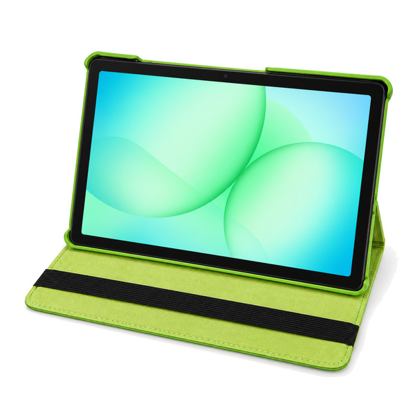 Etui obrotowe do Galaxy Tab A11+ 2025 X236/X235/X230 A9+ SM-X216/X215/X210 - zielone