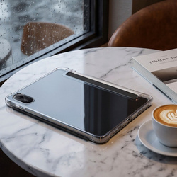 Etui do Xiaomi Redmi Pad 2 11 2025 - przezroczyste z miejscem na rysik i podstawką, czarne