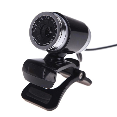 Kamera internetowa WebCam A860 czarna z mikrofonem 640x480 USB montaż clip