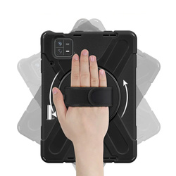 Etui pancerne Armor pasek do Xiaomi Mi Pad 6 / 6 Pro 2023 / 6 Pro, czarne - ochronne z podstawką