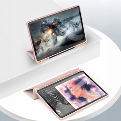 Etui Smart z uchwytem na rysik do Samsung Galaxy Tab S9 / S9 S10, różowe - ochronne z podstawką