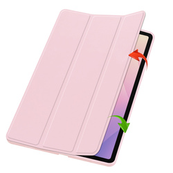 Etui Smart Pencil do Samsung Galaxy Tab S11 11 SM SMX736 z klapką, różowe - ochronne