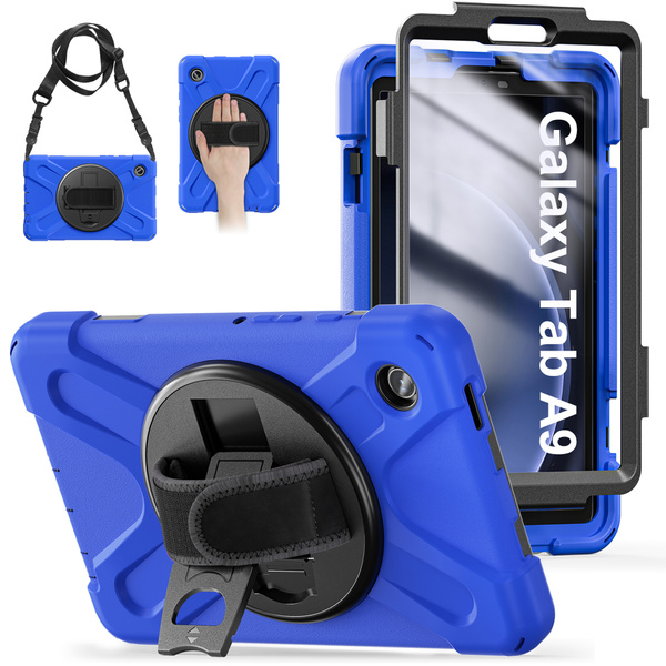 Etui pancerne Shockproof do Samsung Galaxy Tab A9 8 / 8.7 2023, niebieskie - ochronne