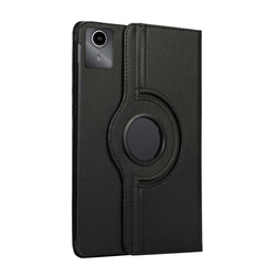 Etui Obrotowe 360 do Lenovo Tab M11 10.95, czarne - ochronne z podstawką, dostęp do portów i przycisków