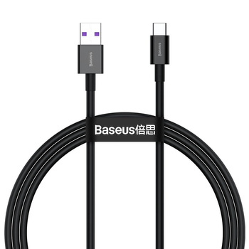 Baseus Superior kabel USB Typ C 66 W Huawei SuperCharge Scp 1 m