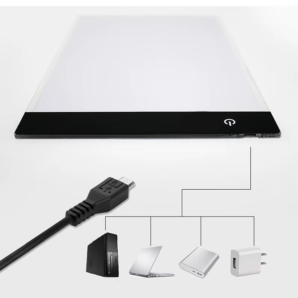 Deska kreślarska podświetlana LED A4 Tablica tablet graficzny kalka