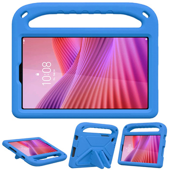 Etui ochronne z uchwytem do Lenovo Tab One 8.7 2025 TB305FU TB305XU, niebieskie, z podstawką