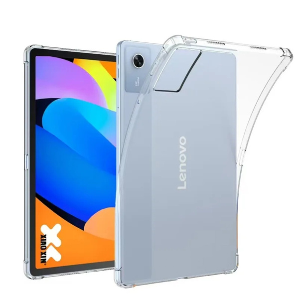 Etui Silikonowe do Lenovo Idea Tab 11, przezroczyste - ochronne z podstawką