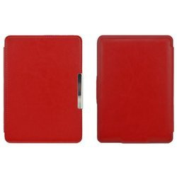 Etui Smart SKÓRA do Kindle Paperwhite 1 2 3 budzenie usypianie case, czerwone