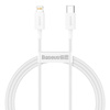 Kabel Baseus Superior Series USB-C / Lightning PD 20W 1 m - biały