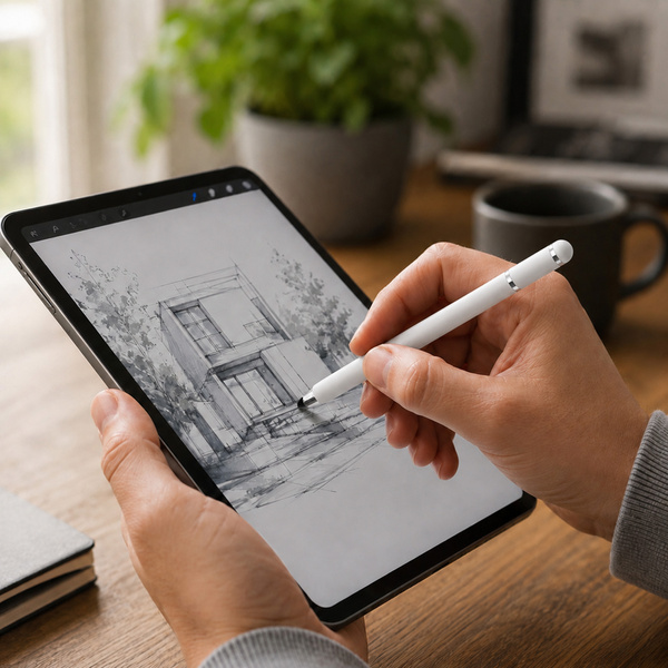 Precyzyjny rysik stylus pen do tabletu telefonu, dwustronny, biały